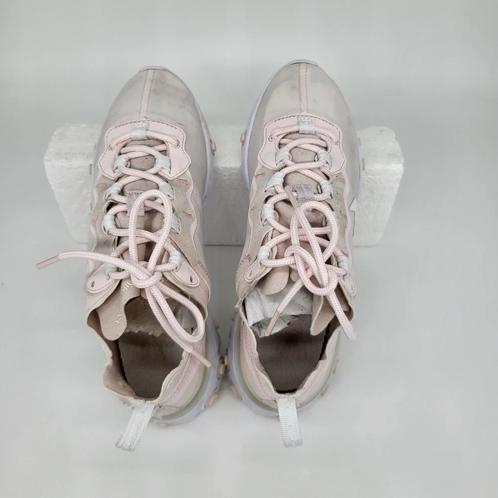 Nike React Element 55 Pale Pink Women's Running Shoes Size 6.5